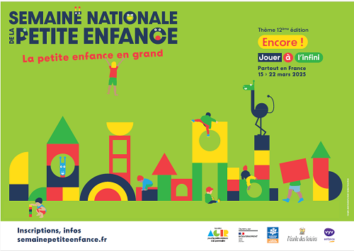 Affiche Semaine nationale de la petite enfance 2025