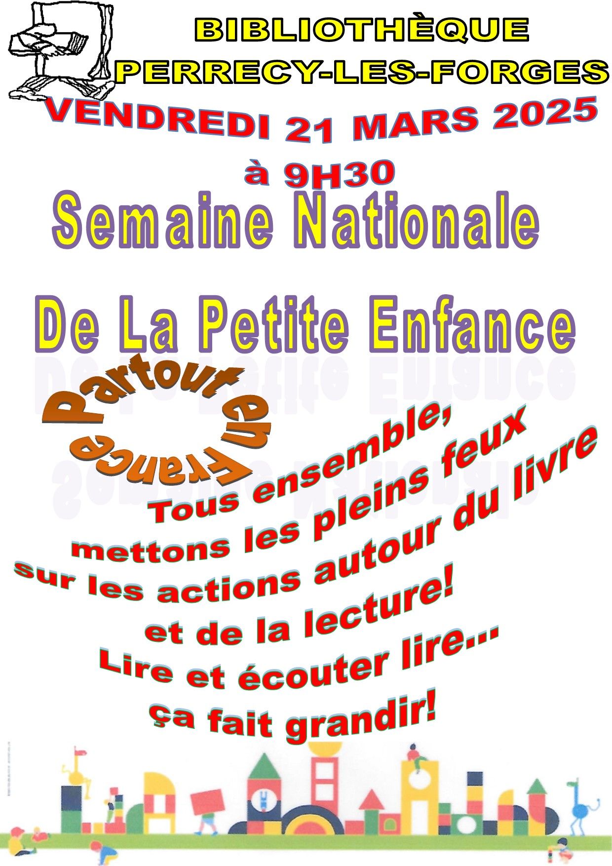 Flyer Semaine Nationale de la petite enfance Perrecy 2025