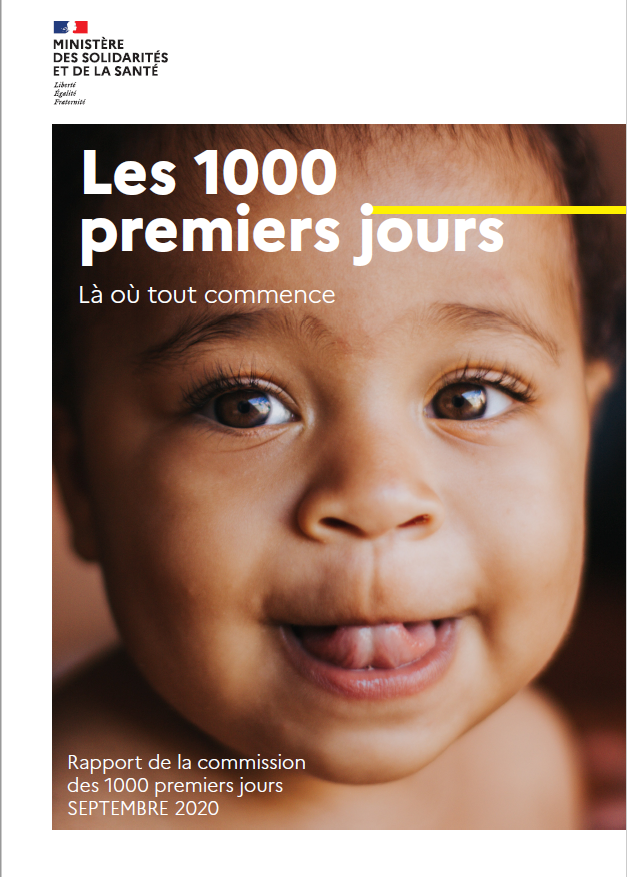Page de couverture du rapport "Les 1000 premiers jours"
